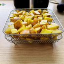 CrispMate – Stabelbare Airfryer-Kurve til Maksimal Kapacitet