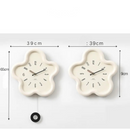 FloraTime – Blomstervægur med lydløs funktion til et fredfyldt interiørdesign