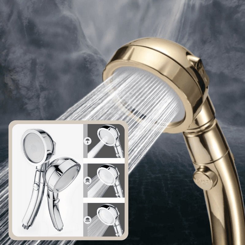 AquaBurst – 3 i 1 brusehoved med roterende design og stopknap