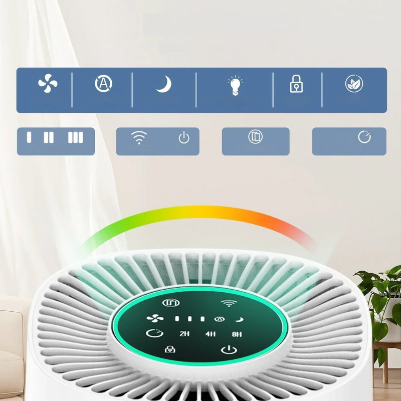 BreatheEasy - WiFi aktiveret luftrenser med app styring og lydløs drift
