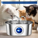 PurrFlow – Vandfontæne til kæledyr med indbygget pumpe og LED lys