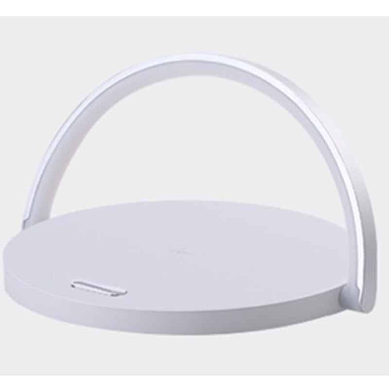 GlowVerge - Multifunktionel bordlampe med trådløs oplader og telefonholder