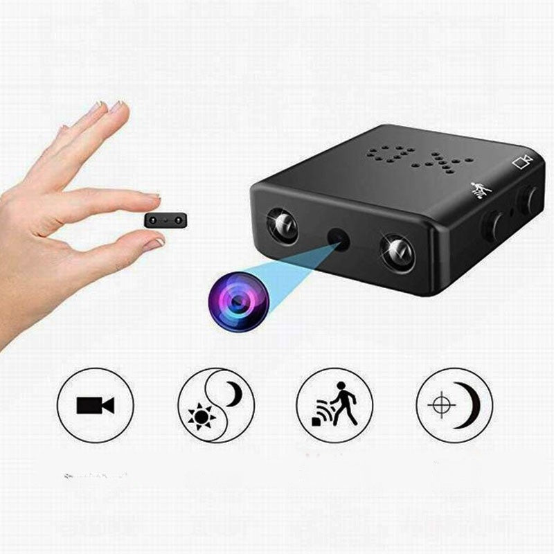 WatchNest – Mini HD kamera med bevægelsessensor og natovervågningsdesign