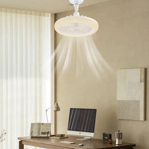 BreezeGlow – Smart loftsventilator med LED lys og fjernbetjeningsdesign