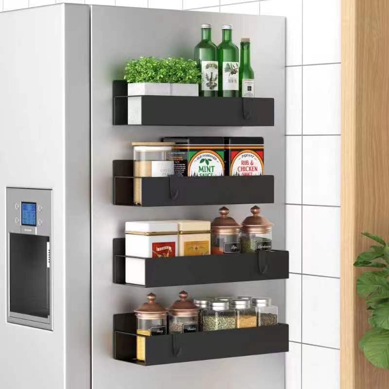 SpiceHaven – Magnetisk opbevaringssæt med fire niveauer og elegant pladsbesparende design