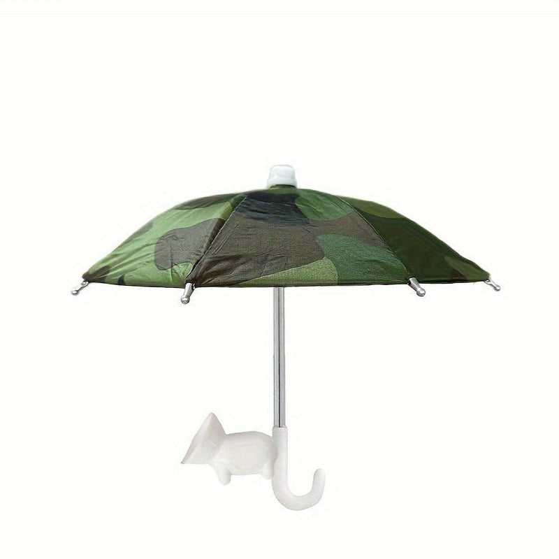 ShadeGuard – Mini parasol til smartphones med kraftig sugekop og vejrbeskyttelse