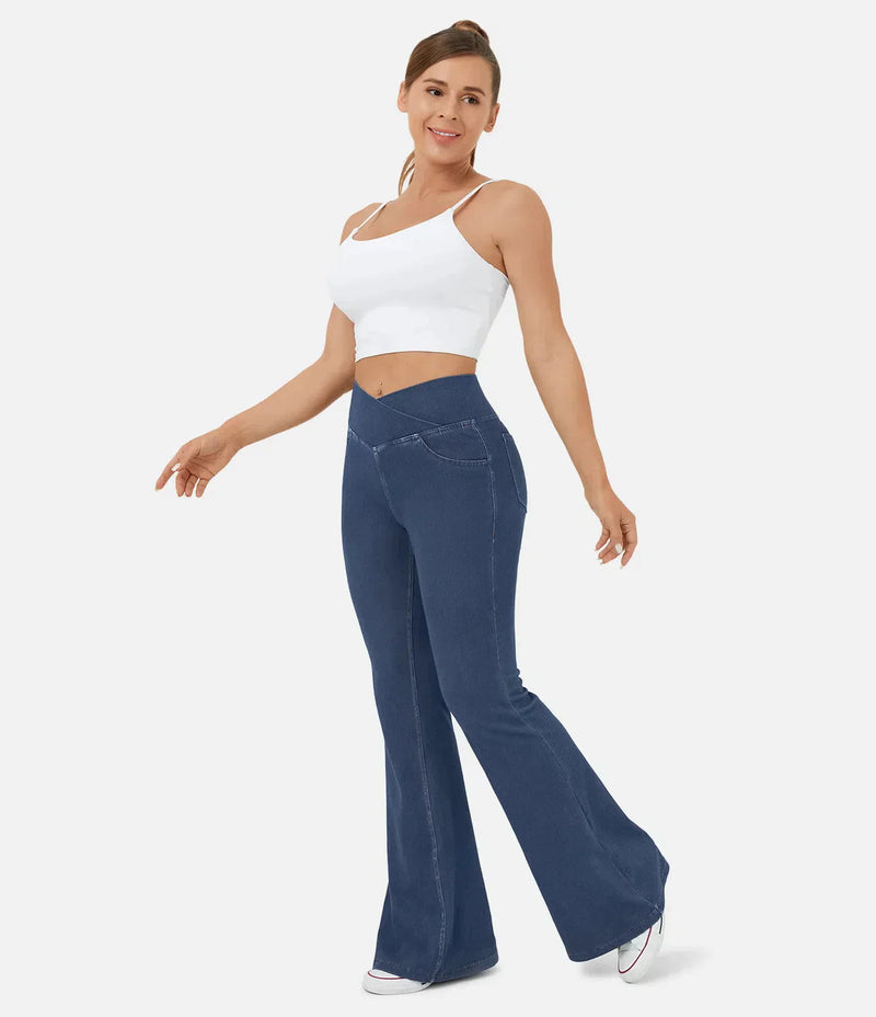 CurveChic™ - Jeans med forhøjet elegance