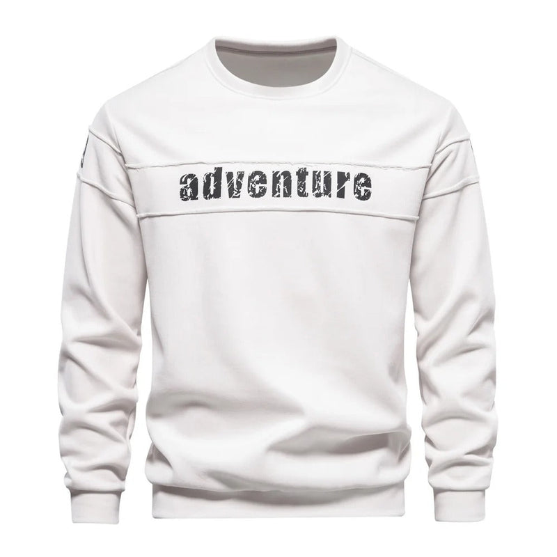 Stetson - Langærmet sweatshirt med rund hals og behagelig pasform