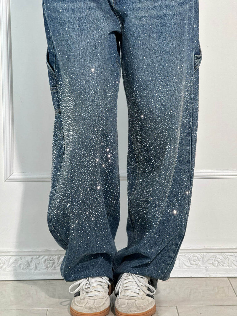Christine - Casual Jeans med flere lommer og løstsiddende pasform