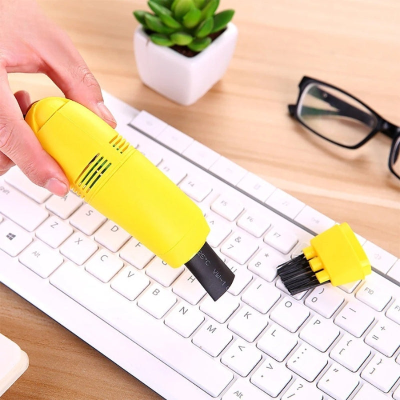 SpotSweep – Mini USB støvsuger med dobbelte dyser og kompakt design