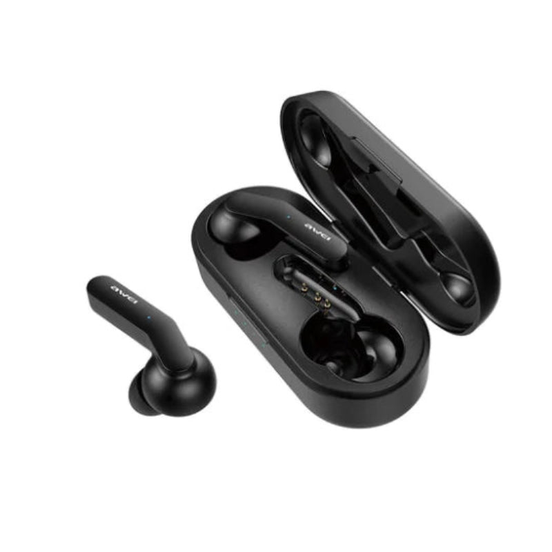 SoundWave - Trådløse Bluetooth ørepropper med berøringskontrol og magnetisk opladning