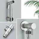 CleanSpray - Vægmonteret toiletbidetsprøjte med justerbart vandtryk for hygiejne