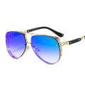GlowLine - Aviator solbriller med ovale gradientglas og moderne design