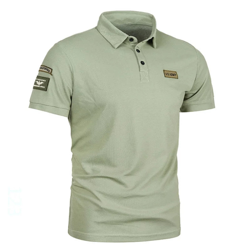 Patrick - Kortærmet poloshirt med knaplukning og komfortabel pasform