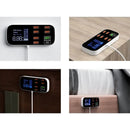 PlugTray – Kompakt multi USB opladerhub med 6 porte og hurtigopladningsfunktion