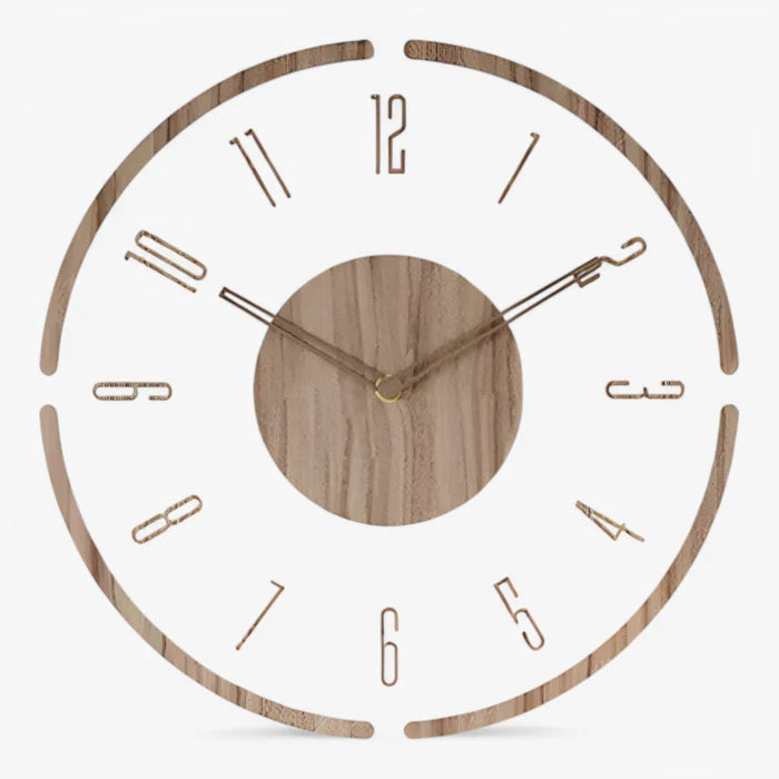 Timecrest – Stor Vægur med Stilfuldt, Elegant Moderne Design