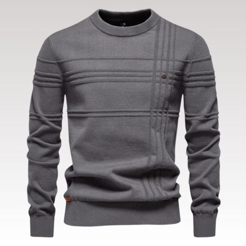 Robby - Elegante slank sweater med lange ærmer og rund halsudskæring