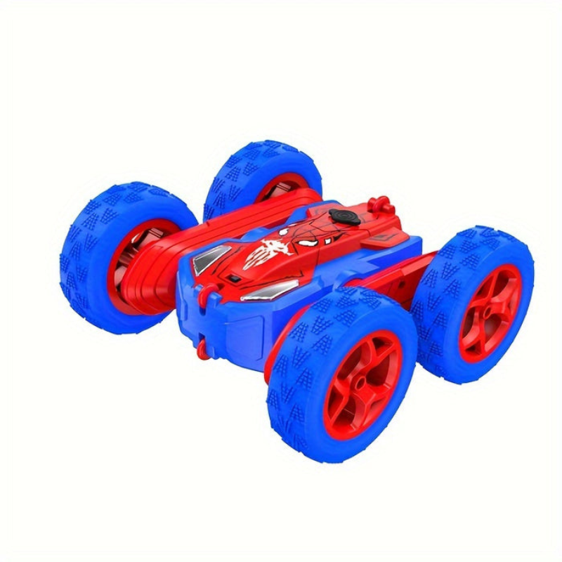 RollRage – 360° fjernstyret stuntbil med LED og dobbeltsidede rullesider