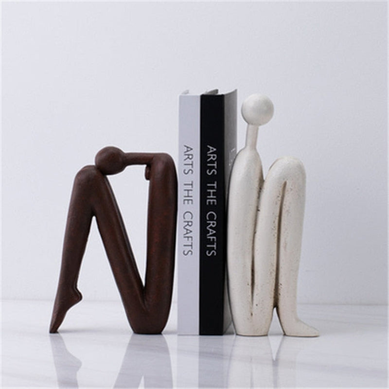 ShelfMuse – Dekorative bogstøtter med legende designs til hylder og skriveborde