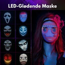LumeMask – Genopladelig LED ansigtsmaske med mobilapp styring