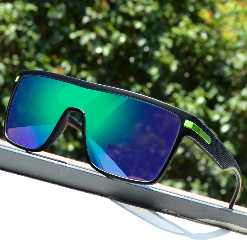 MagnusWear - Firkantede overdimensionerede solbriller med antirefleks spejl og UV400 linse
