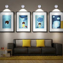 BrightGlow - Tilpas trådløs spotlight med fjernbetjening