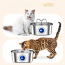 PurrFlow – Vandfontæne til kæledyr med indbygget pumpe og LED lys