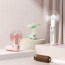 ChillVault - USB genopladelig mini blæser med lommelygte og powerbank