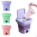 CleanNest - Bærbar minivaskemaskine med foldbart design og flere timerindstillinger