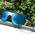 MagnusWear - Firkantede overdimensionerede solbriller med antirefleks spejl og UV400 linse