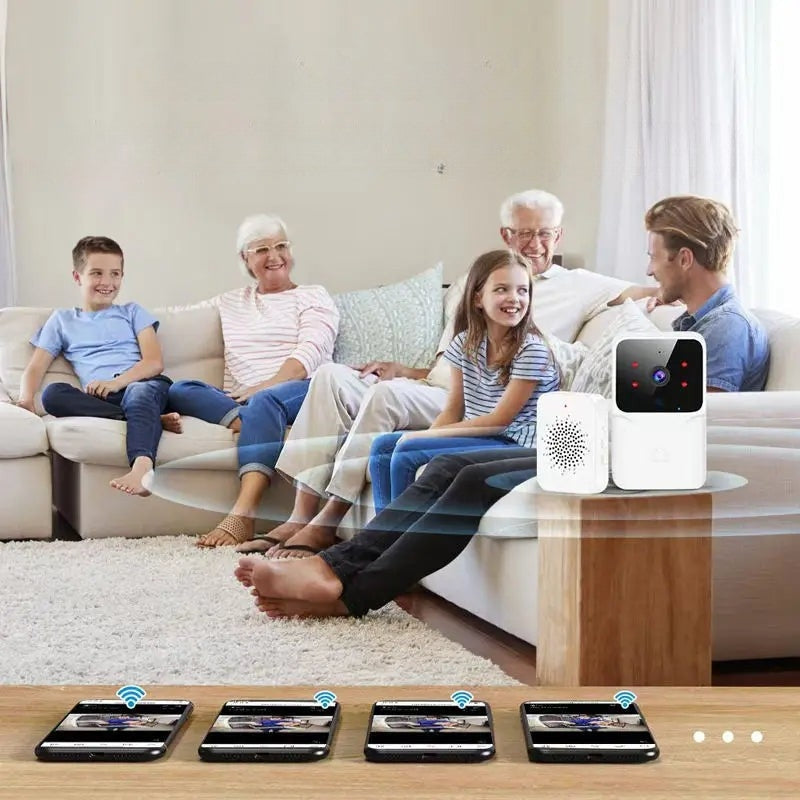 DoorNova – Smart trådløs videodørklokke med nattesyn og bevægelsesalarmer
