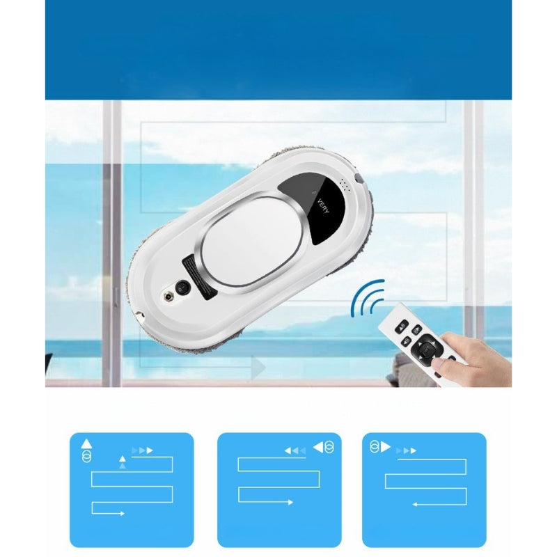ShineCore - Smart robotvinduesvasker med fjernbetjening og automatisk bevægelse
