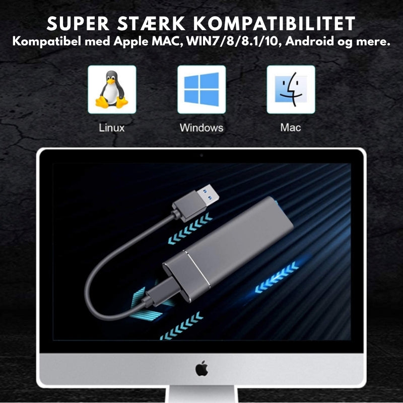 DataSwift – Ultrahurtig ekstern SSD med USB 3.1 og universel kompatibilitet