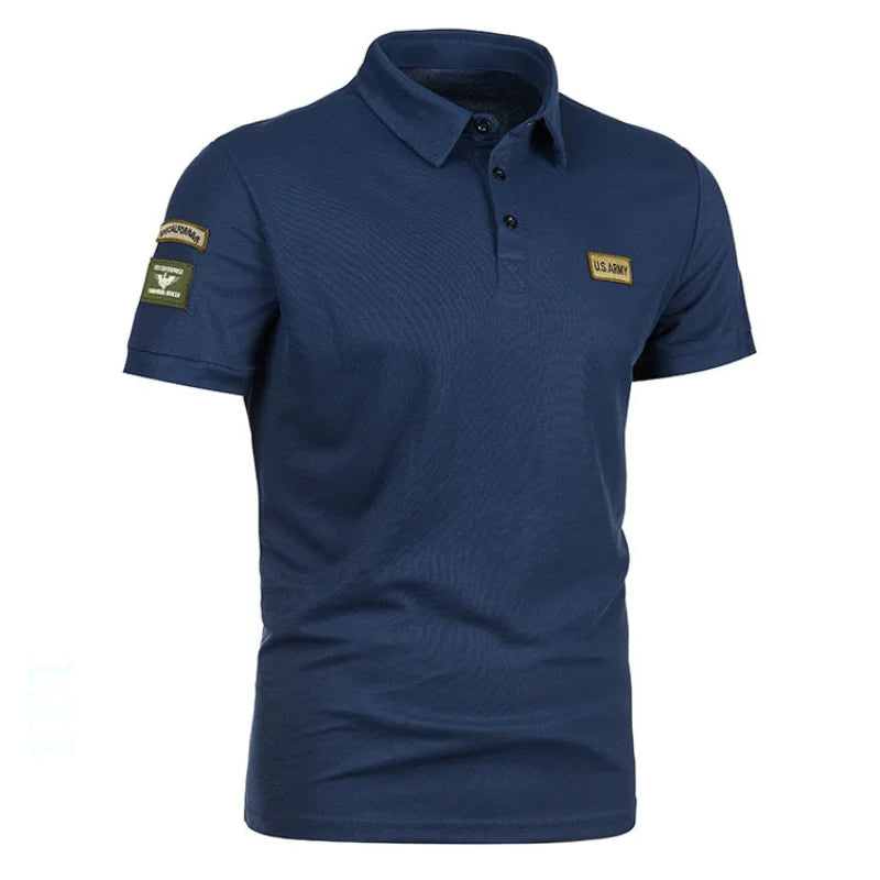 Patrick - Kortærmet poloshirt med knaplukning og komfortabel pasform