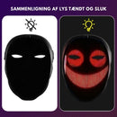 LumeMask – Genopladelig LED ansigtsmaske med mobilapp styring