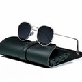 VisionMark - Moderne solbriller med rundt stel og UV400 beskyttelsesdesign