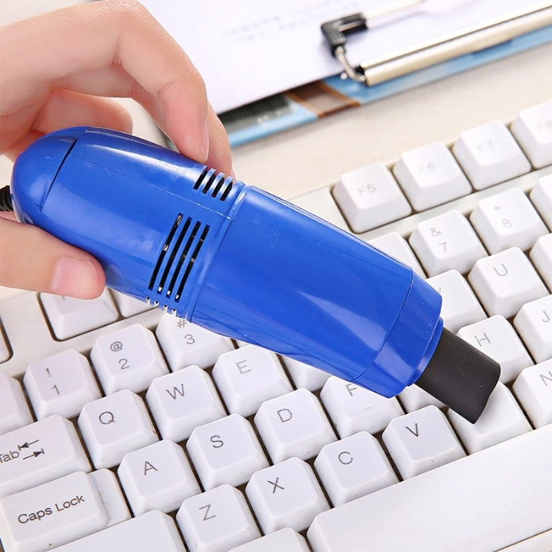 SpotSweep – Mini USB støvsuger med dobbelte dyser og kompakt design