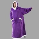 CozyBliss| Oversize 2-i-1 tæppe med hætte