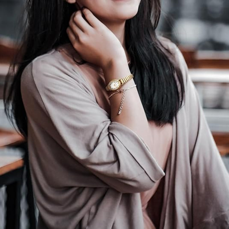 Dianne – Elegant armbåndsur med minimal urskive og slimline urkassedesign
