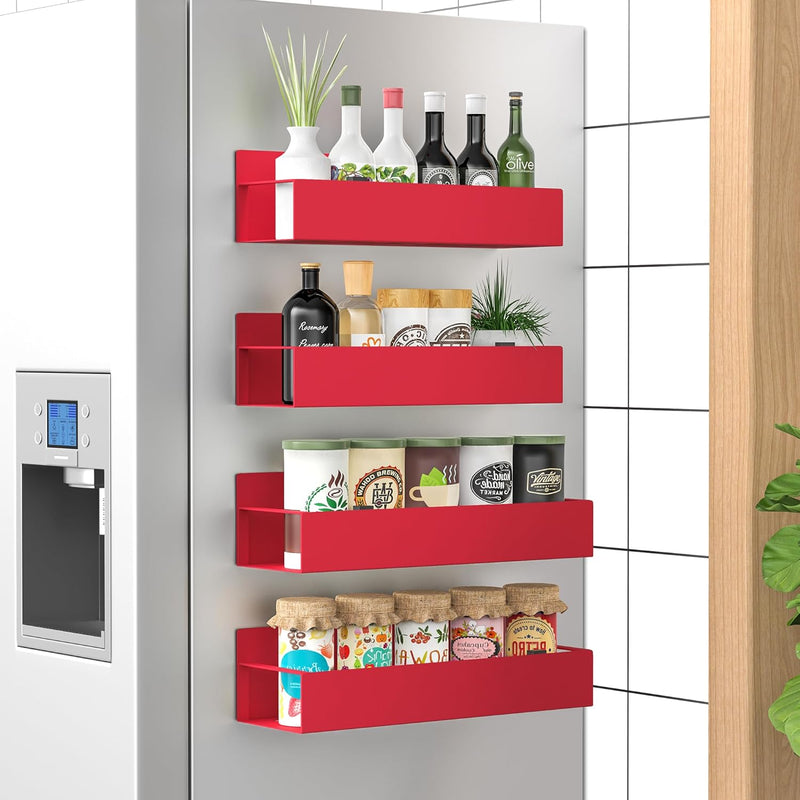 SpiceHaven – Magnetisk opbevaringssæt med fire niveauer og elegant pladsbesparende design