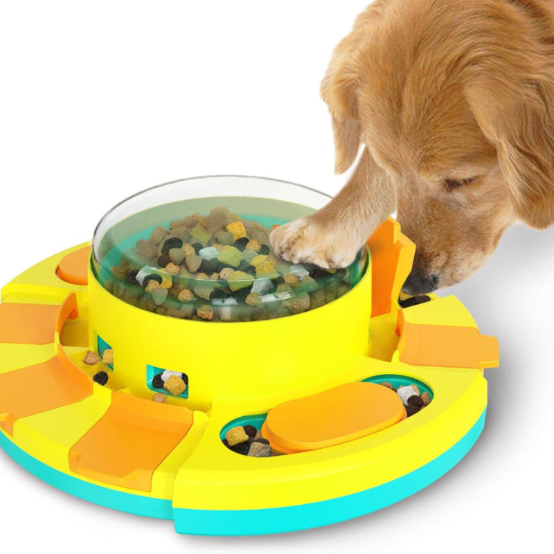 PawQuest – Kæledyr flip-top puslespilsføder med hjernestimulerende design