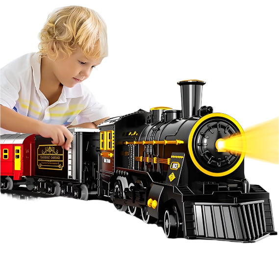 TrainWorld - Batteridrevet Elektrisk Tog Sæt til Børn