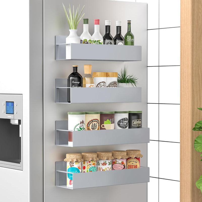 SpiceHaven – Magnetisk opbevaringssæt med fire niveauer og elegant pladsbesparende design