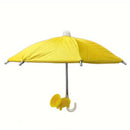 ShadeGuard – Mini parasol til smartphones med kraftig sugekop og vejrbeskyttelse