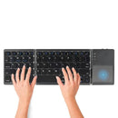 KeyFold - Sammenklappeligt Bluetooth tastatur med touchpad og automatisk dvalefunktion
