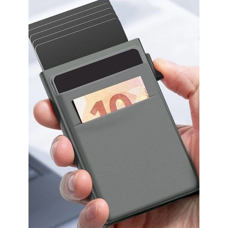 CardNest - Slank RFID kortholder med glidemekanisme og moderne design