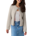 Deborah – Moderne cardigan med lange ærmer og en knaplukning