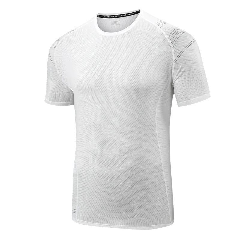 Milo - Figursyet T-shirt med korte ærmer og rund hals