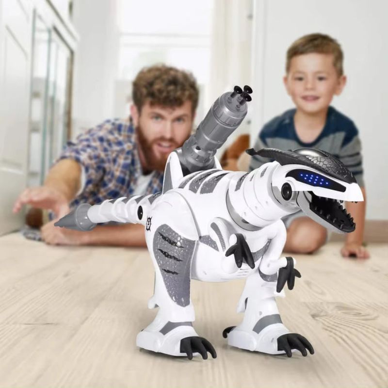 RexiBot – Realistisk gående dinosaurrobot med fjernbetjening og lydeffekter