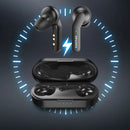 SoundWave - Trådløse Bluetooth ørepropper med berøringskontrol og magnetisk opladning